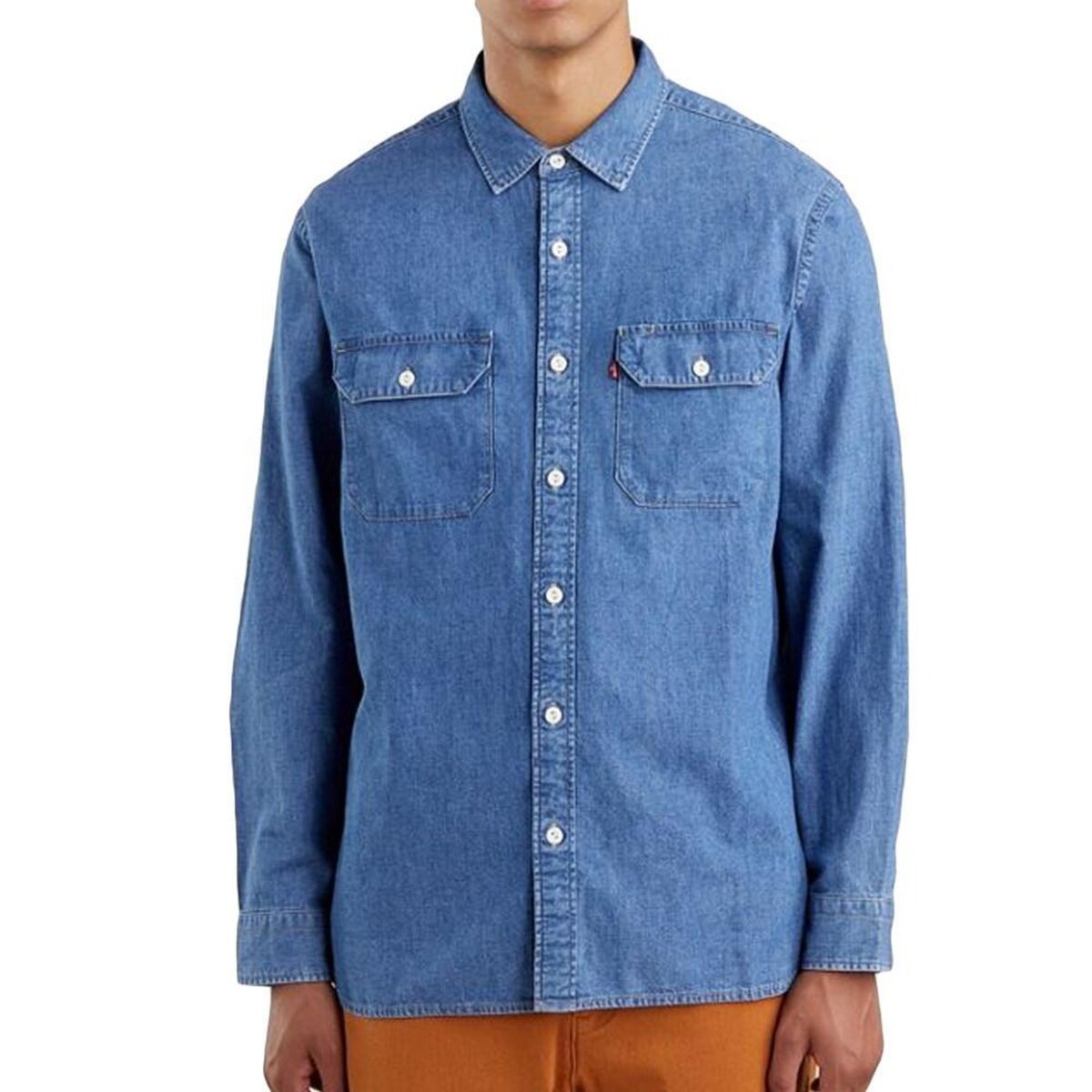 Chemise Denim Bleu Homme Levi s Indigo pas cher Auchan