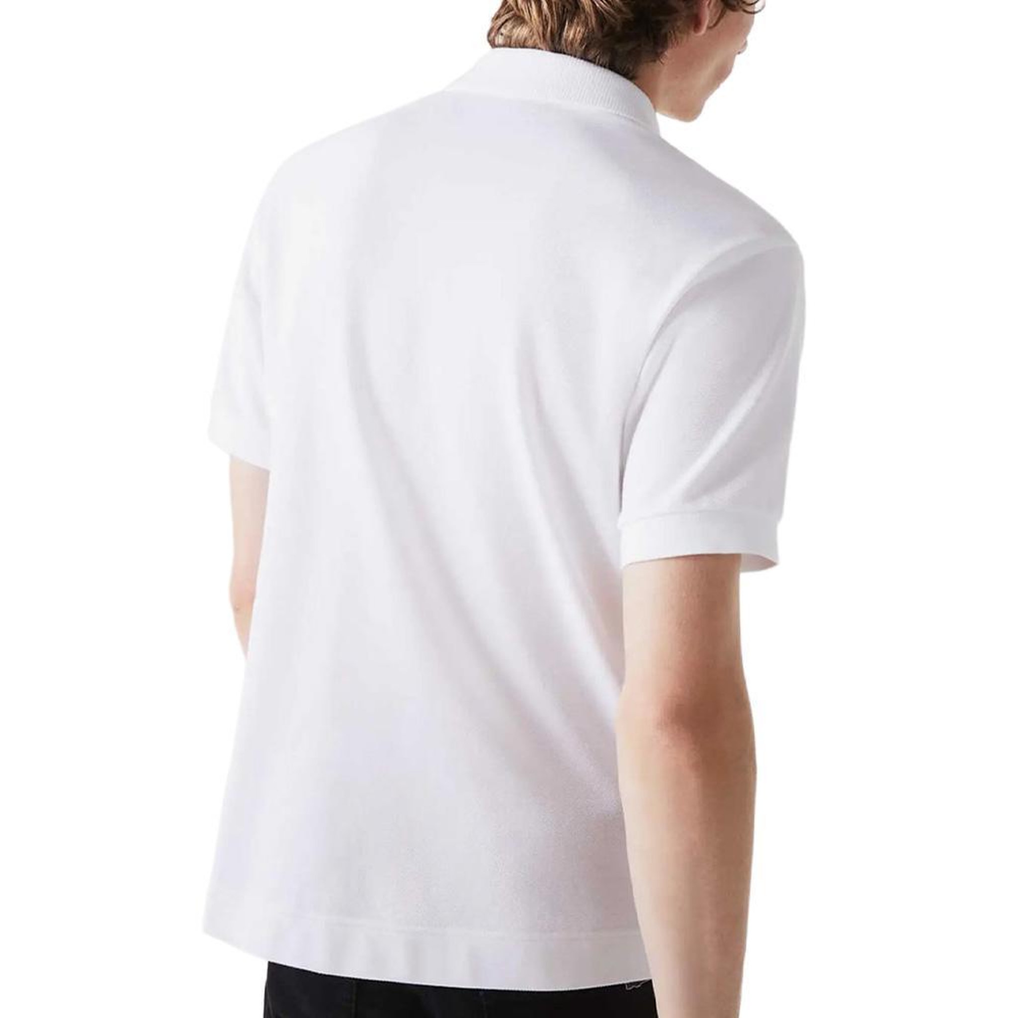 Voir la diapositive 4 : Lacoste Polo blanc homme lacoste bord-cote