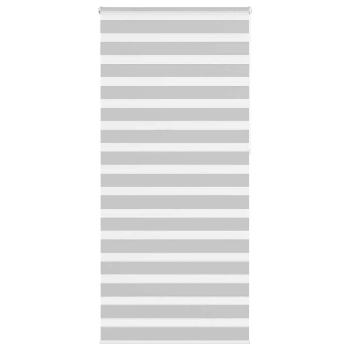 VIDAXL Store zebre gris clair largeur du tissu 95,9 cm polyester