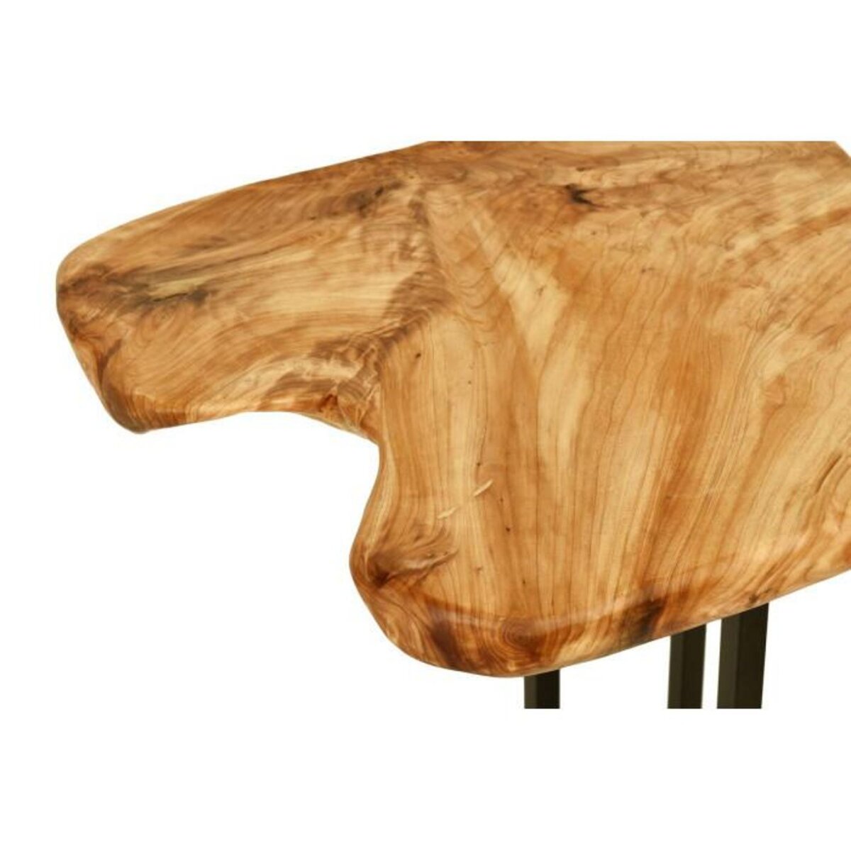 Paris Prix Table d'Appoint en Bois  Woody 610  61cm Naturel
