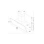 Voir la diapositive 5 : ELICA Hotte décorative inclinée 60cm 495m3/h blanc - PRF0119823A