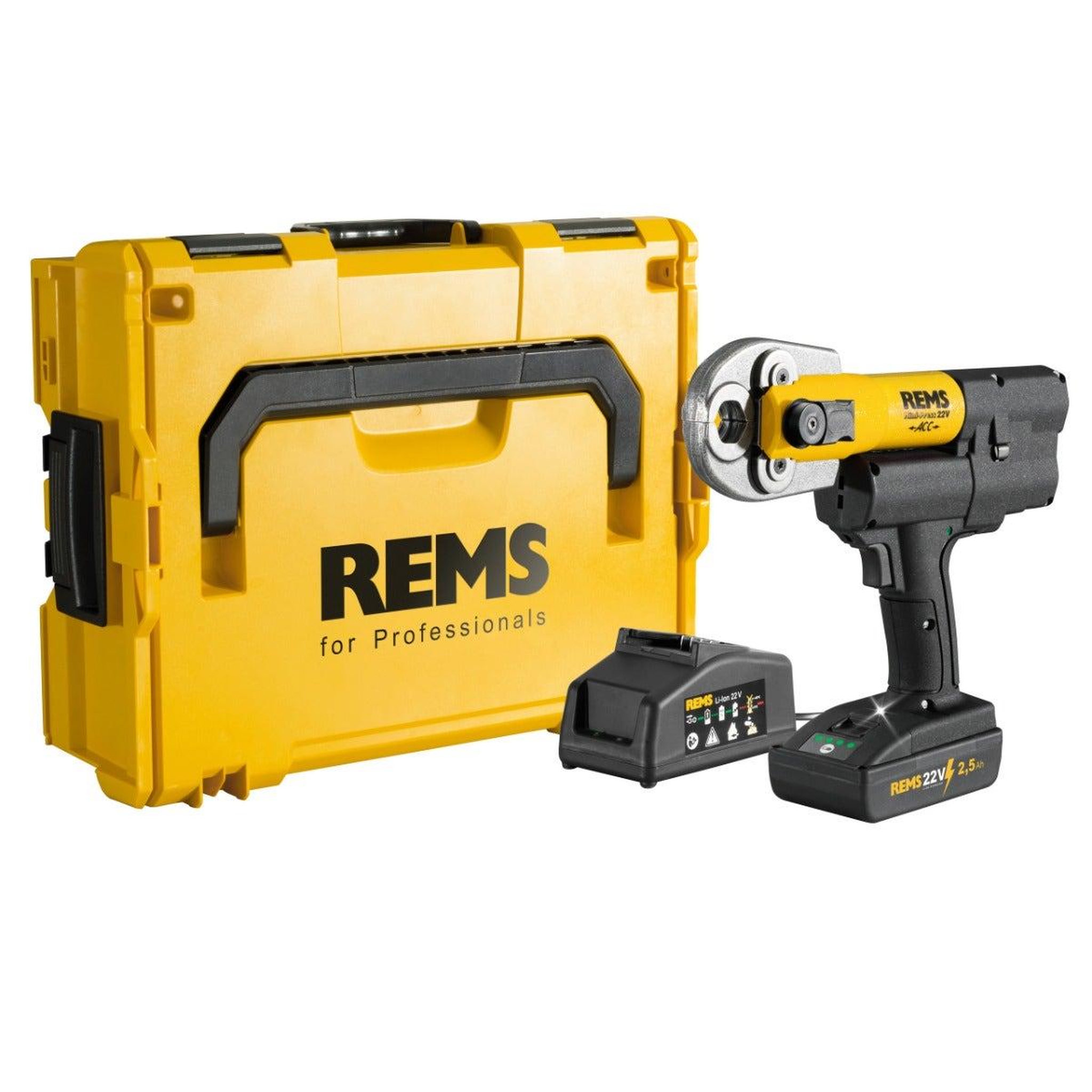 REMS Sertisseuse mini-press 22v acc en coffret plastique l-boxx basic pack