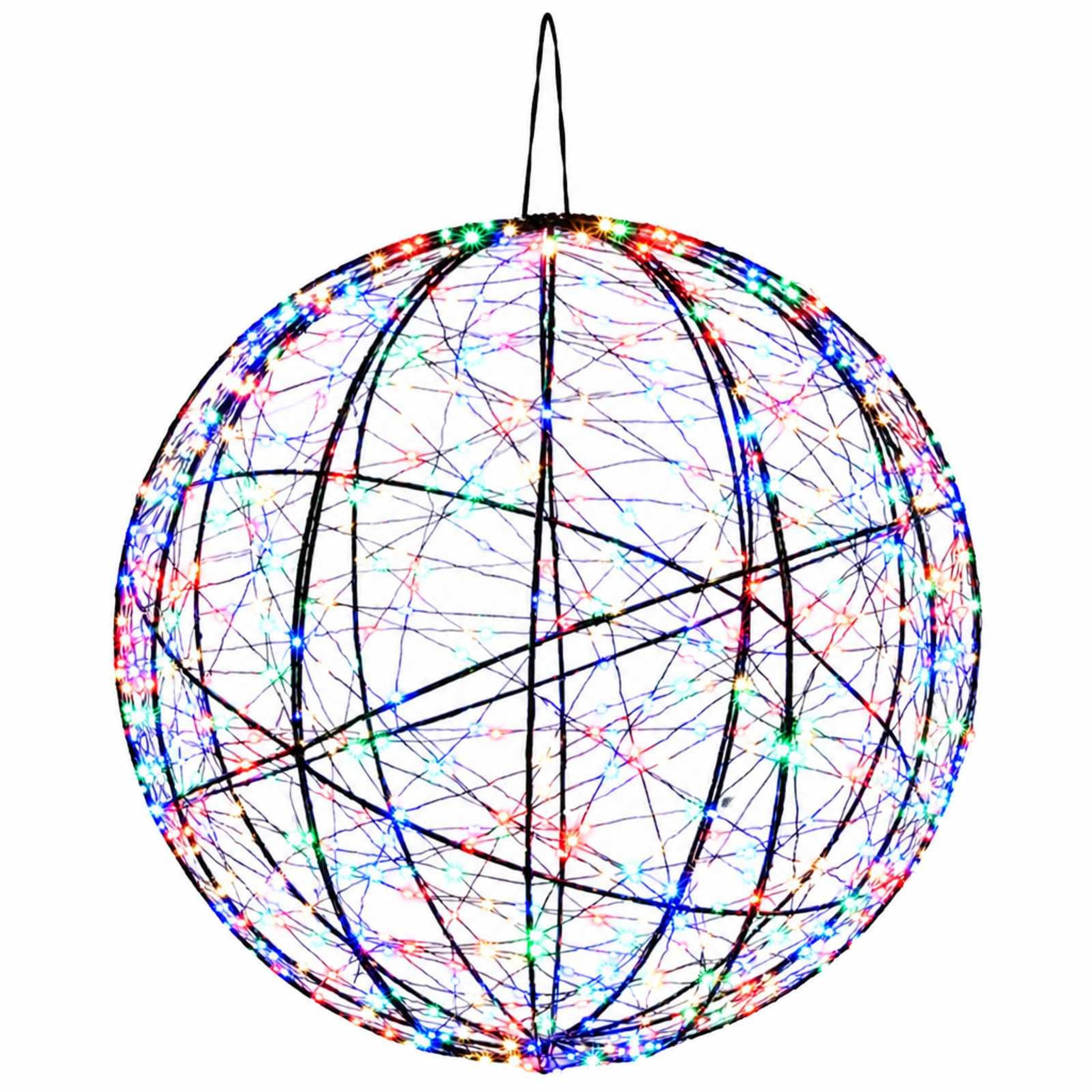 VIDAXL Lumiere de finial de Noël 500 LED Multicolore Ø 40 x 42 cm