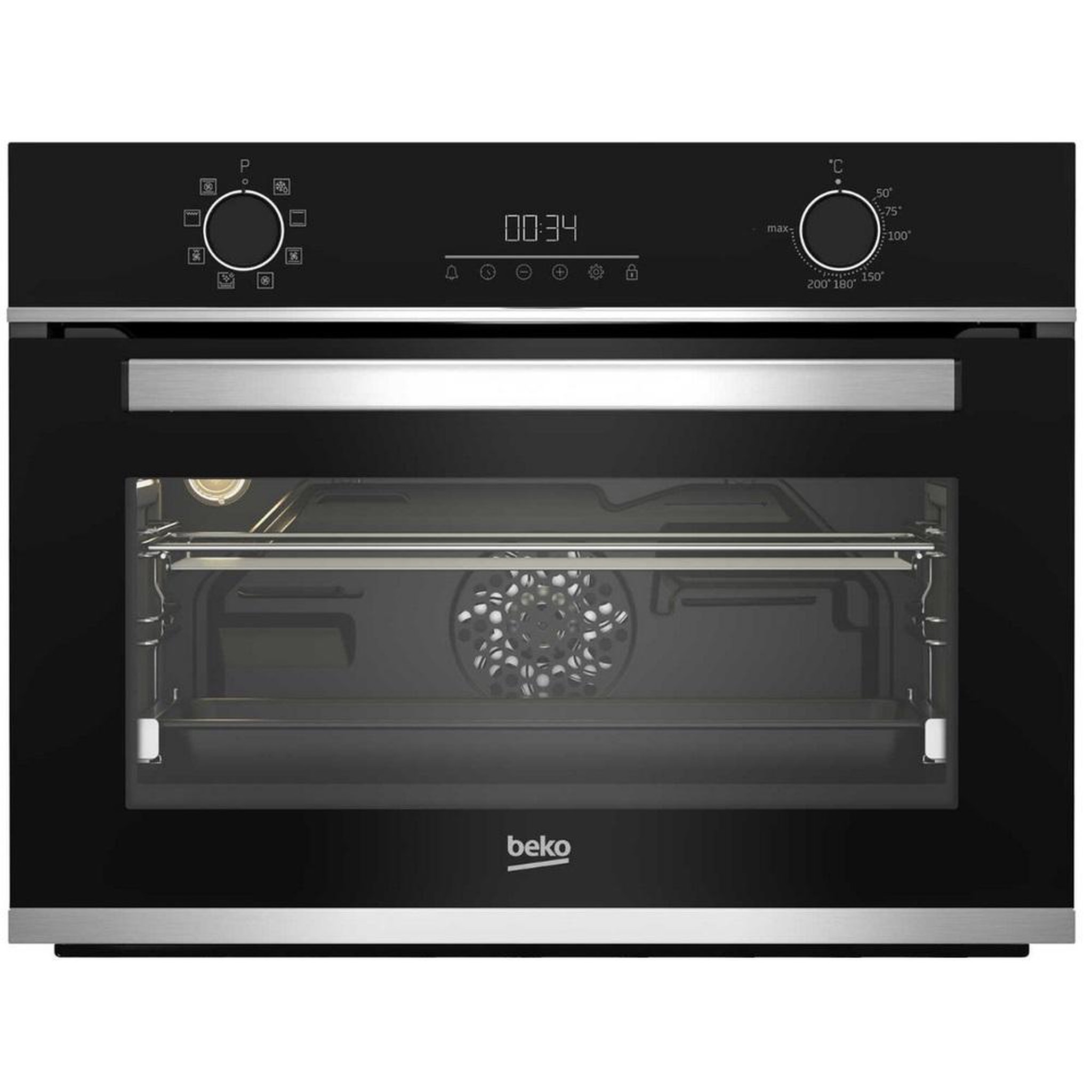Voir la diapositive 1 : Beko Four intégrable multifonction 48l 60cm catalyse inox - bbcm13300xc