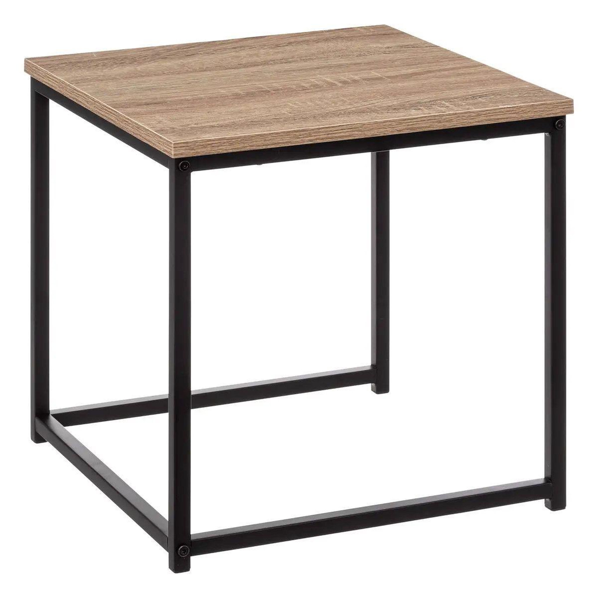 Voir la diapositive 4 : FIVE Lot de 2 Tables d'Appoint Gigognes  Aliaj  45cm Naturel