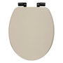 Voir la diapositive 1 : FIVE Abattant WC  Onyx  49cm Beige Lin