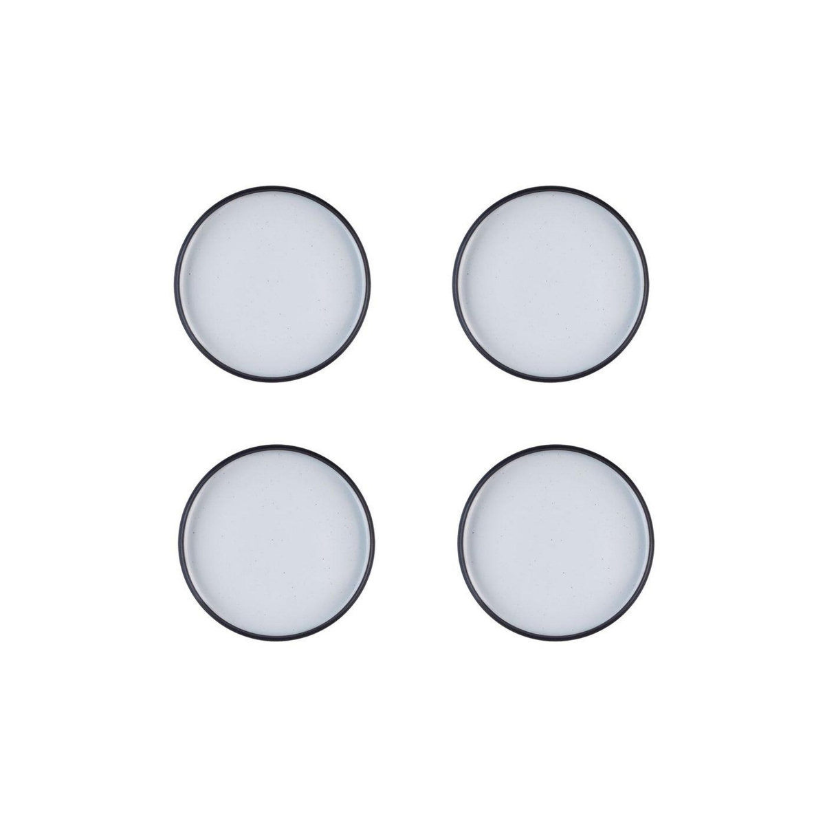 BJORN Assiette GOURMET Ø21,5cm - 4 pièces - Onyx