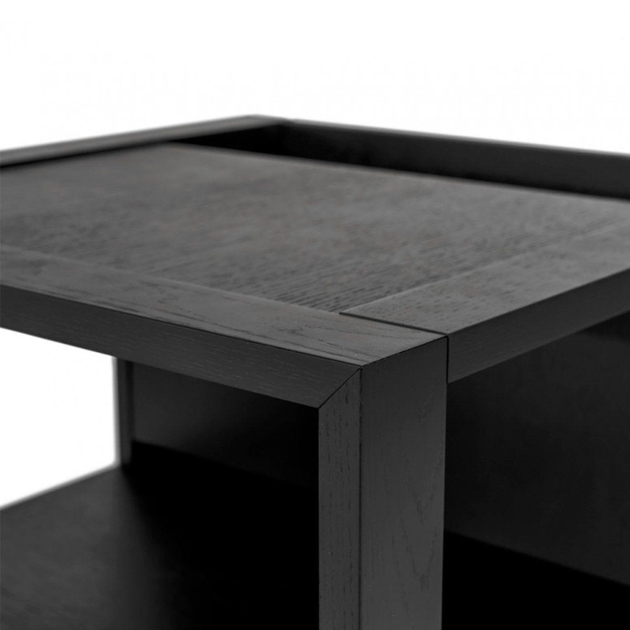 Voir la diapositive 5 : Paris Prix Table d'appoint design  cuben  50cm noir