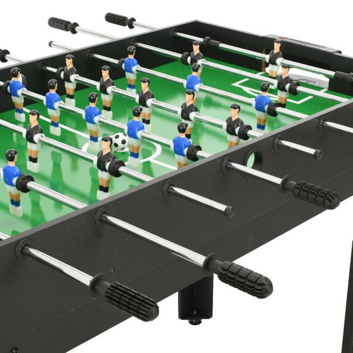 VIDAXL Table de jeu multiple 15 en 1 121x61x82 cm Noir