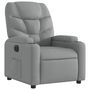 Voir la diapositive 3 : VIDAXL Fauteuil inclinable électrique Gris clair Tissu
