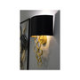 Voir la diapositive 6 : Paris Prix Applique Murale Design  Rich  50cm Noir & Or
