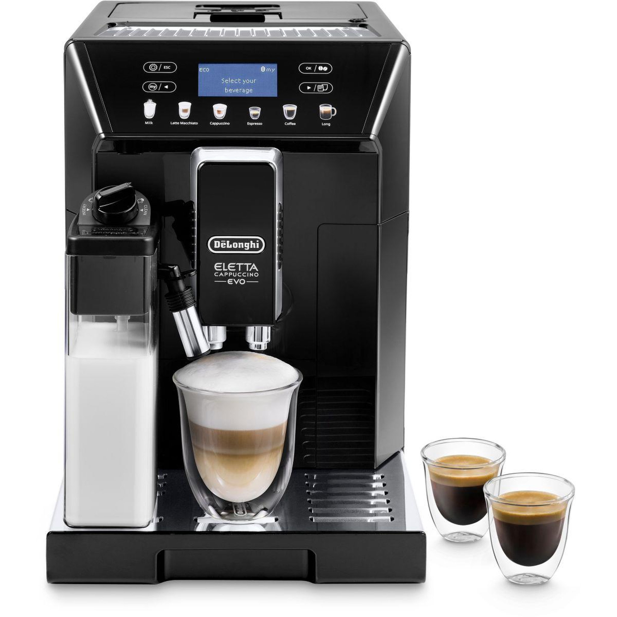 DELONGHI Expresso Broyeur Eletta Evo ECAM46.860.B noir