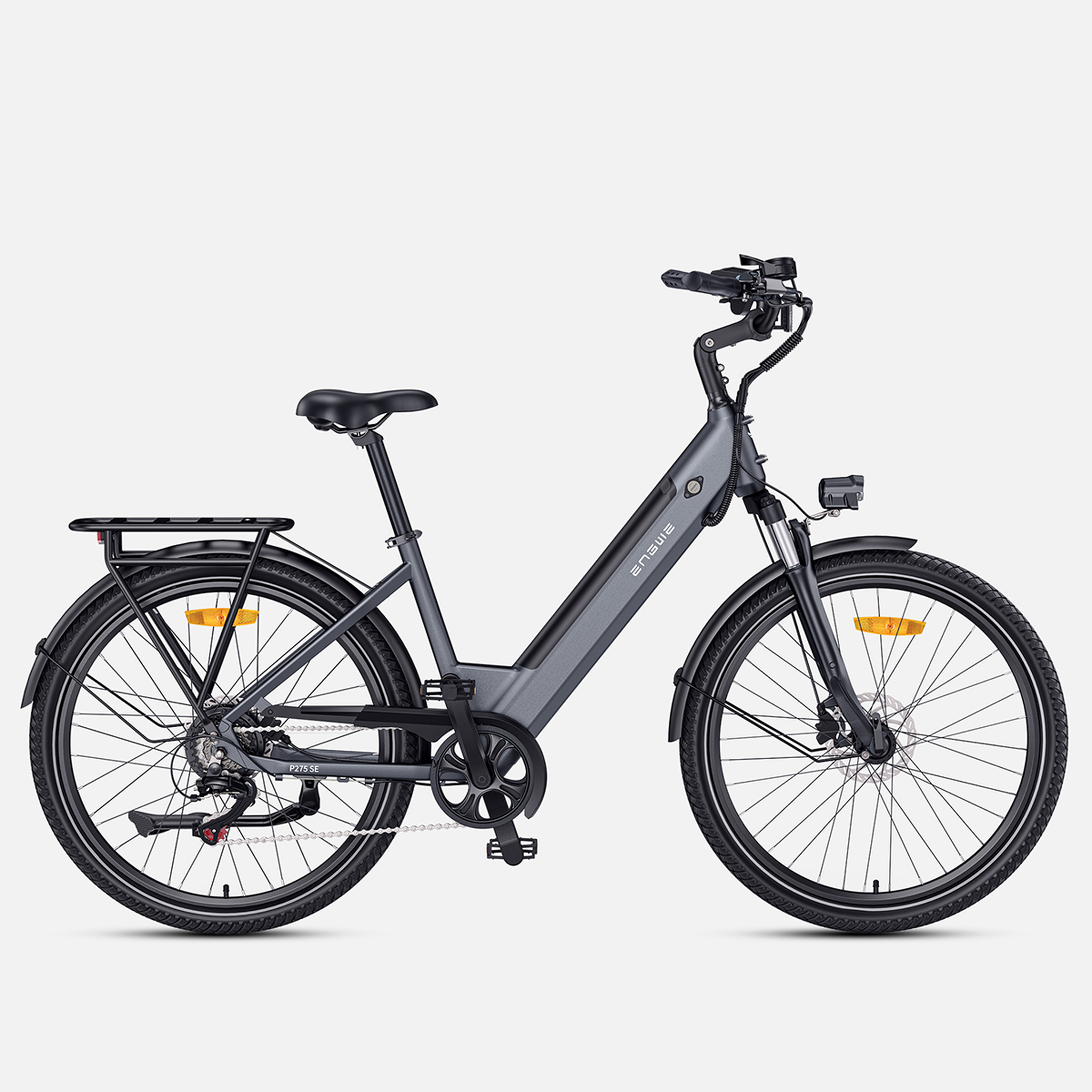 ENGWE Vélo électrique urbain P275 SE, moteur 250 W. Coloris disponibles : Bleu, Gris