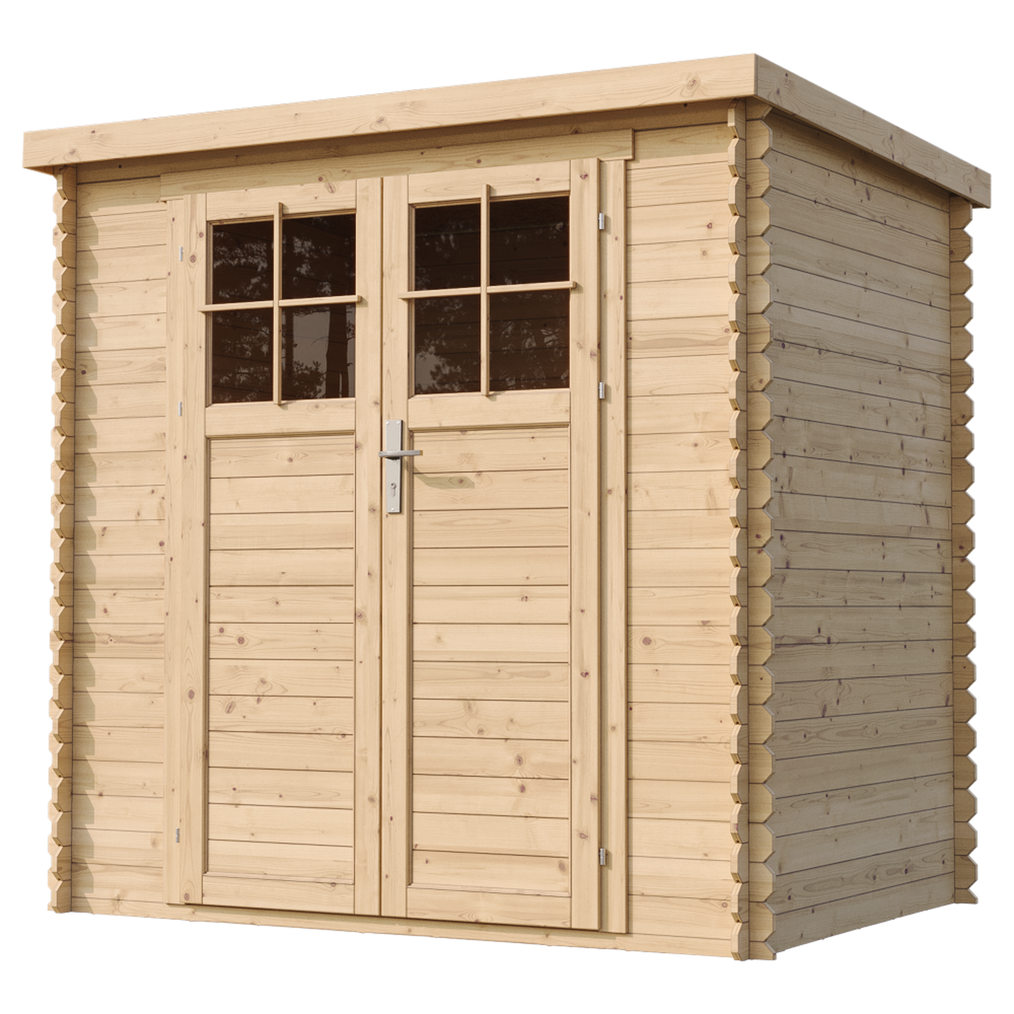 Voir la diapositive 4 : TIMBELA Abri de Jardin en Bois 2.2m² Cabanon Jardin Exterieur à Outils avec sol imprégné M311F+M311G