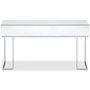 Voir la diapositive 4 : Paris Prix Console Design  Miravo  119cm Transparent & Argent