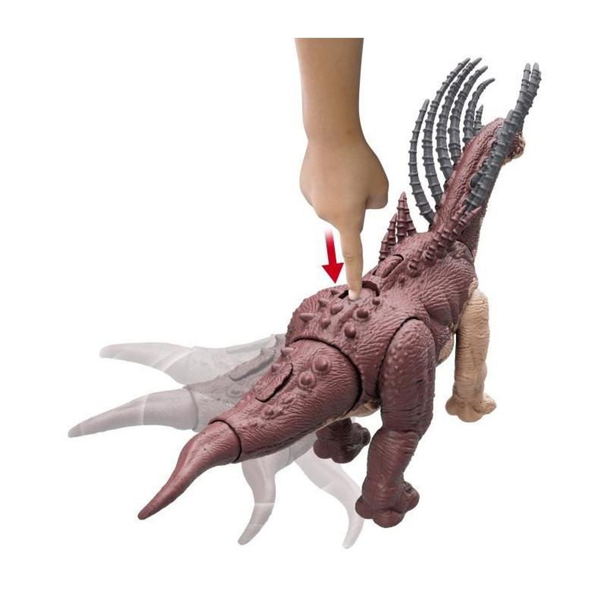 Voir la diapositive 6 : MATTEL Jurassic World-Bajadasaurus Méga Action-Figurine articulée HTK80