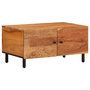 Voir la diapositive 2 : VIDAXL Table basse 80x50x40 cm bois massif d'acacia