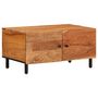 Voir la diapositive 2 : VIDAXL Table basse 80x50x40 cm bois massif d'acacia