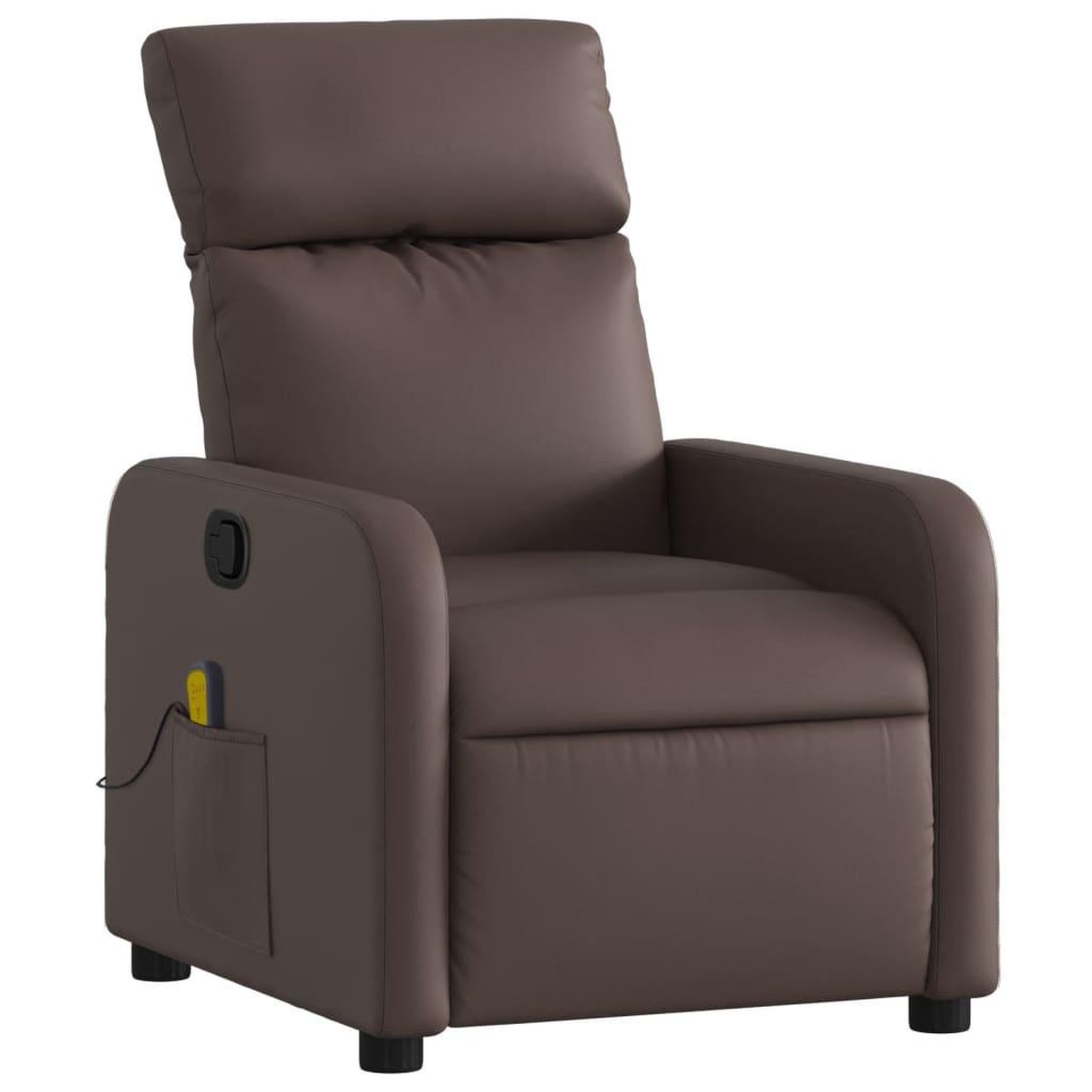 Voir la diapositive 3 : VIDAXL Fauteuil de massage inclinable Marron Similicuir