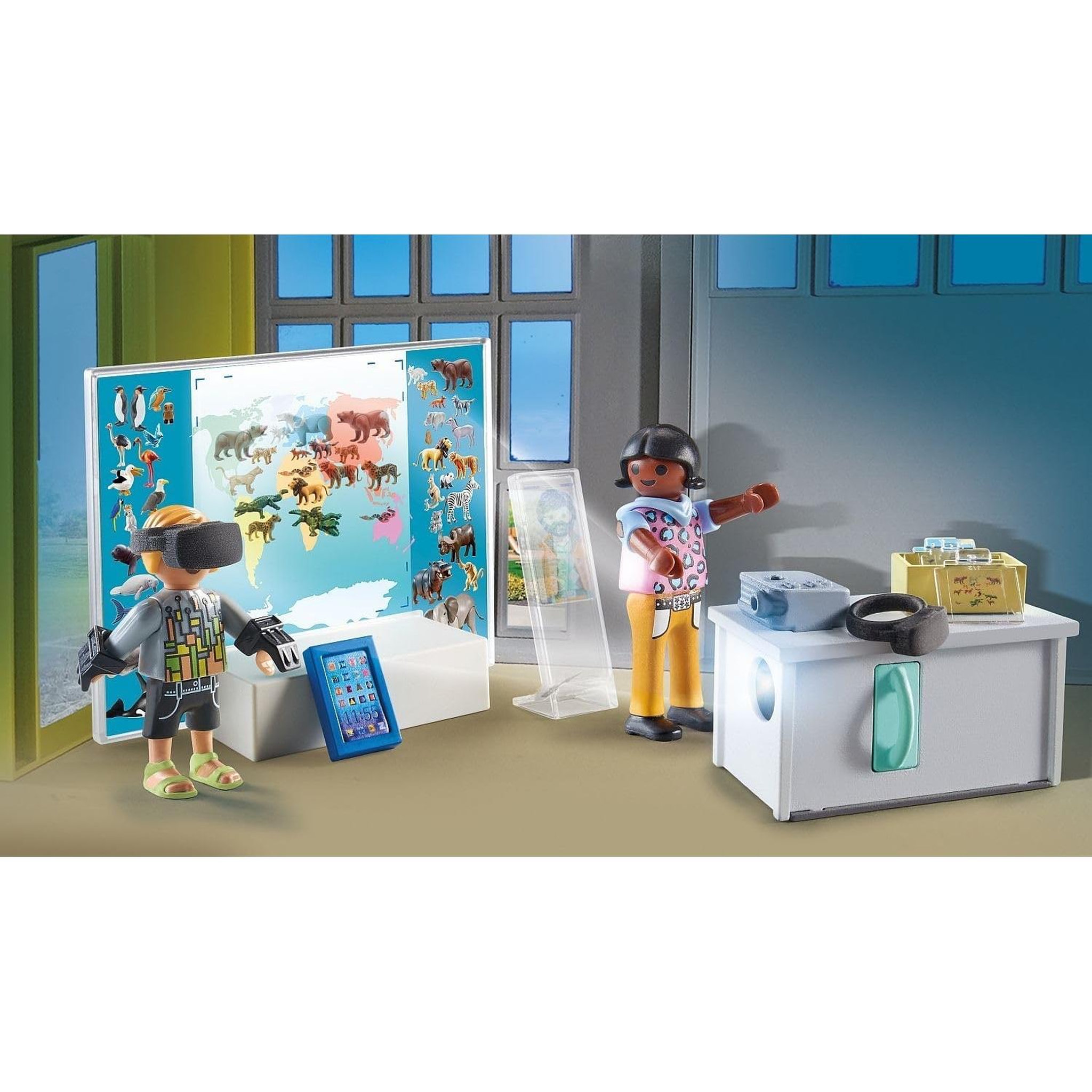 Voir la diapositive 2 : PLAYMOBIL City Life - Classe avec réalité augmentée