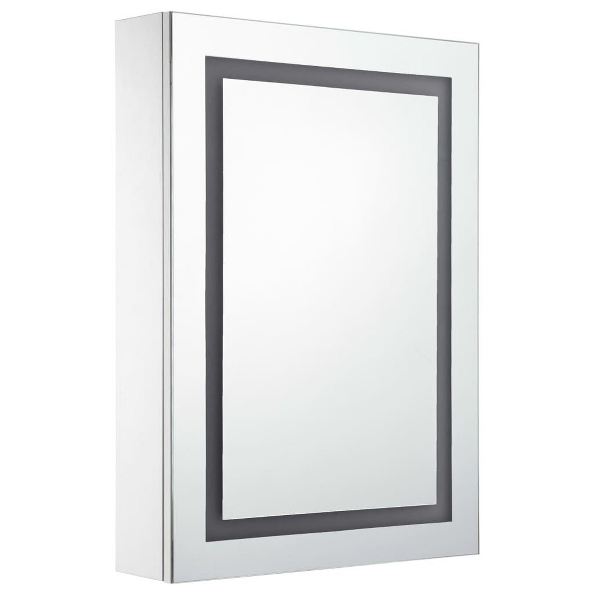 VIDAXL Armoire de salle de bain a miroir LED 50x13x70 cm