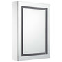 Voir la diapositive 3 : VIDAXL Armoire de salle de bain a miroir LED 50x13x70 cm