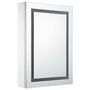Voir la diapositive 3 : VIDAXL Armoire de salle de bain a miroir LED 50x13x70 cm