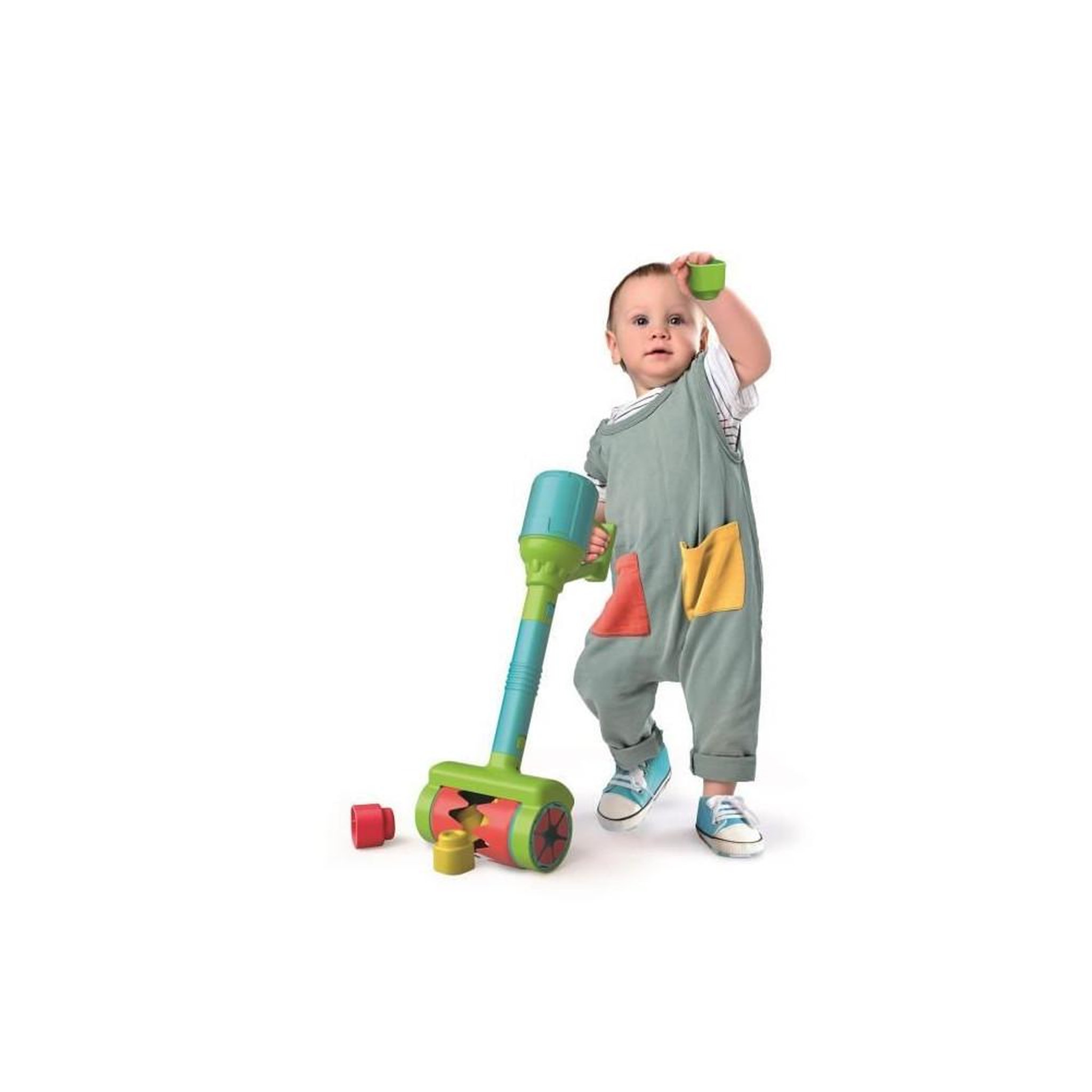 Voir la diapositive 2 : CLEMENTONI CLEMENTONI - Aspirateur Clemmy