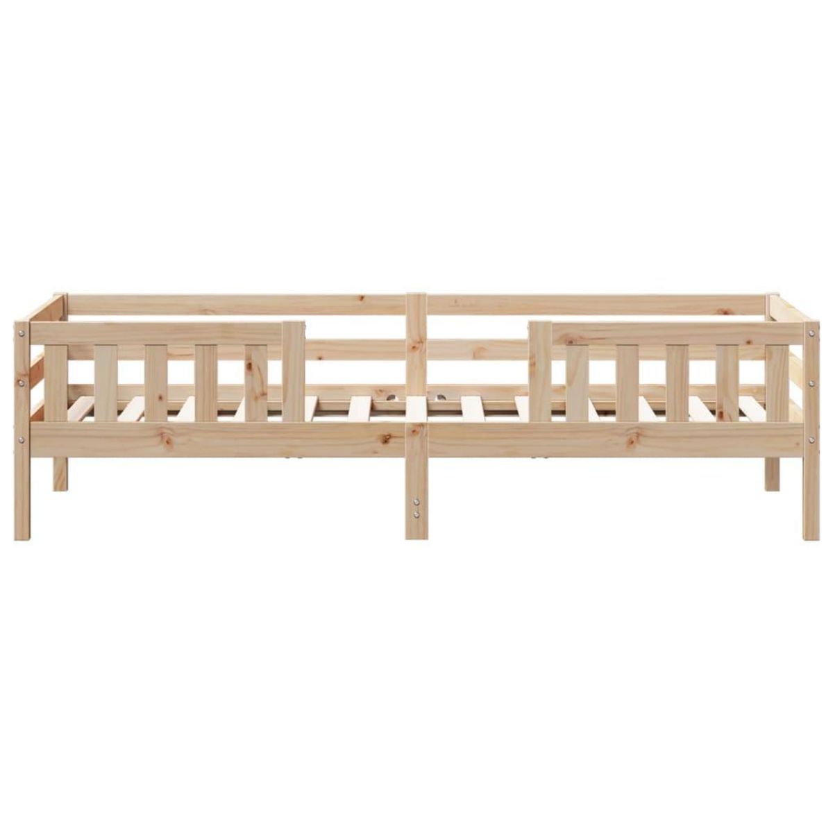 VIDAXL Cadre de lit sans matelas 90x200 cm bois de pin massif