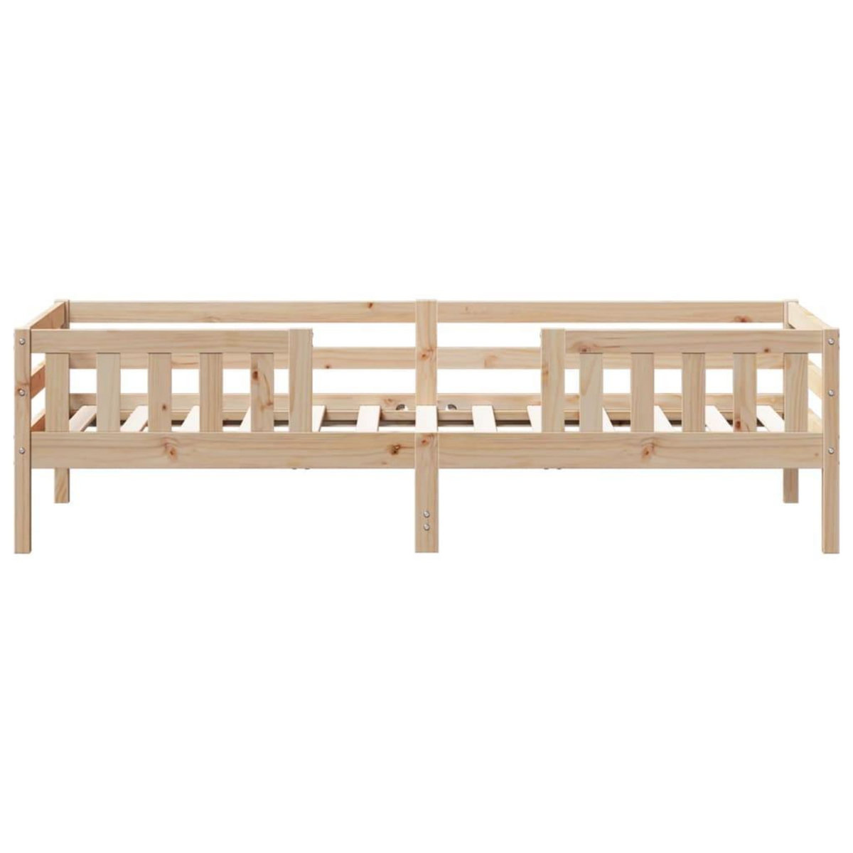 VIDAXL Cadre de lit sans matelas 90x200 cm bois de pin massif