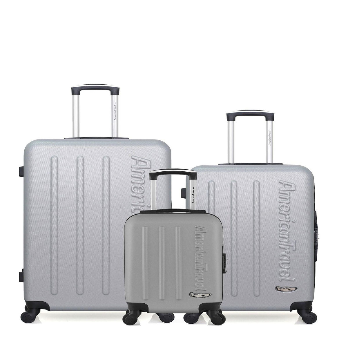 AMERICAN TRAVEL AMERICAN TRAVEL - LOT DE 3 - Valises grand format, weekend et cabine XXS BRONX