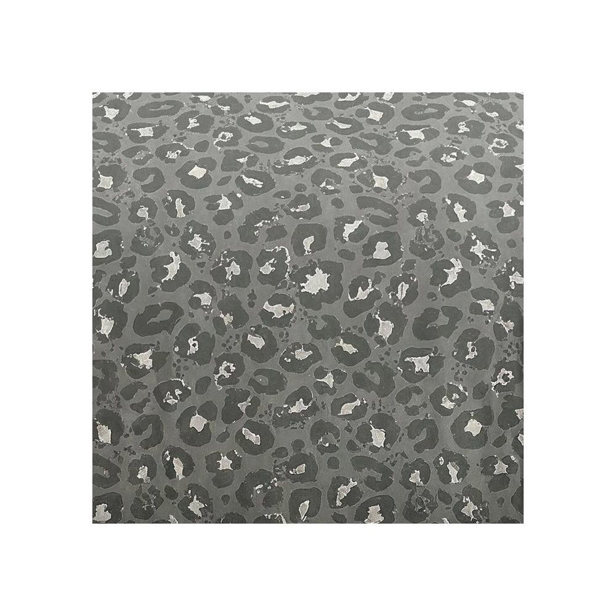 Voir la diapositive 3 : Today Parure de lit today sunshine coton 240x220 cm imprimé léopard gris anthracite, réversible pour 2 personnes, housse de couette + 2 taies 63x63 cm