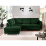 Voir la diapositive 5 : LISA DESIGN Brooke - canapé d'angle gauche - convertible - 5 places - en velours