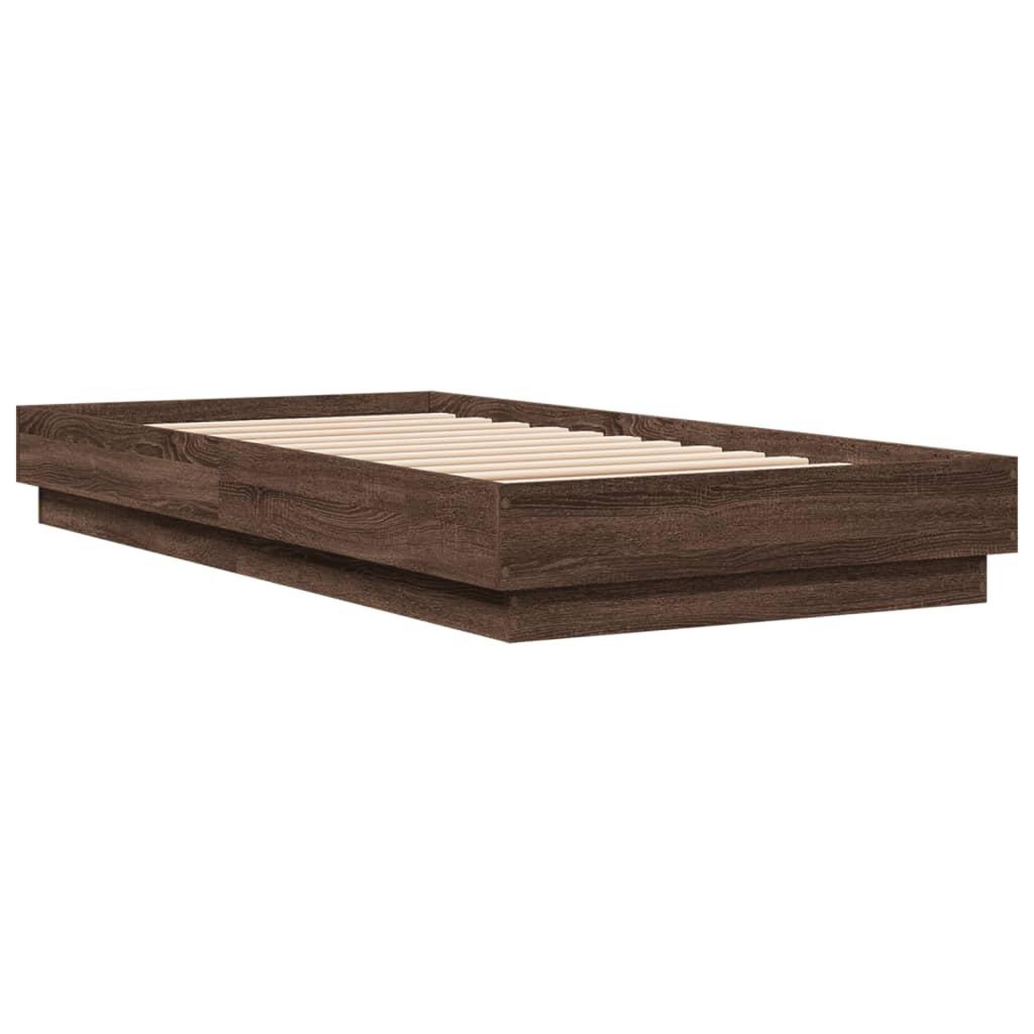 Voir la diapositive 3 : VIDAXL Cadre de lit sans matelas avec lumieres LED 90x190 cm