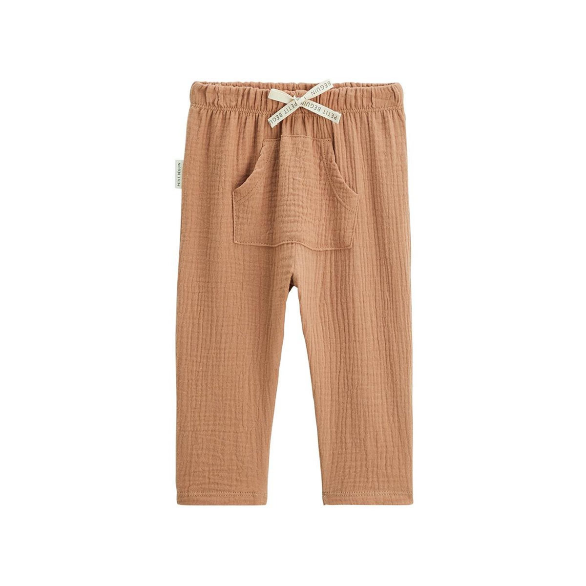 Petit Béguin Pantalon enfant en gaze de coton Petit Envahisseur