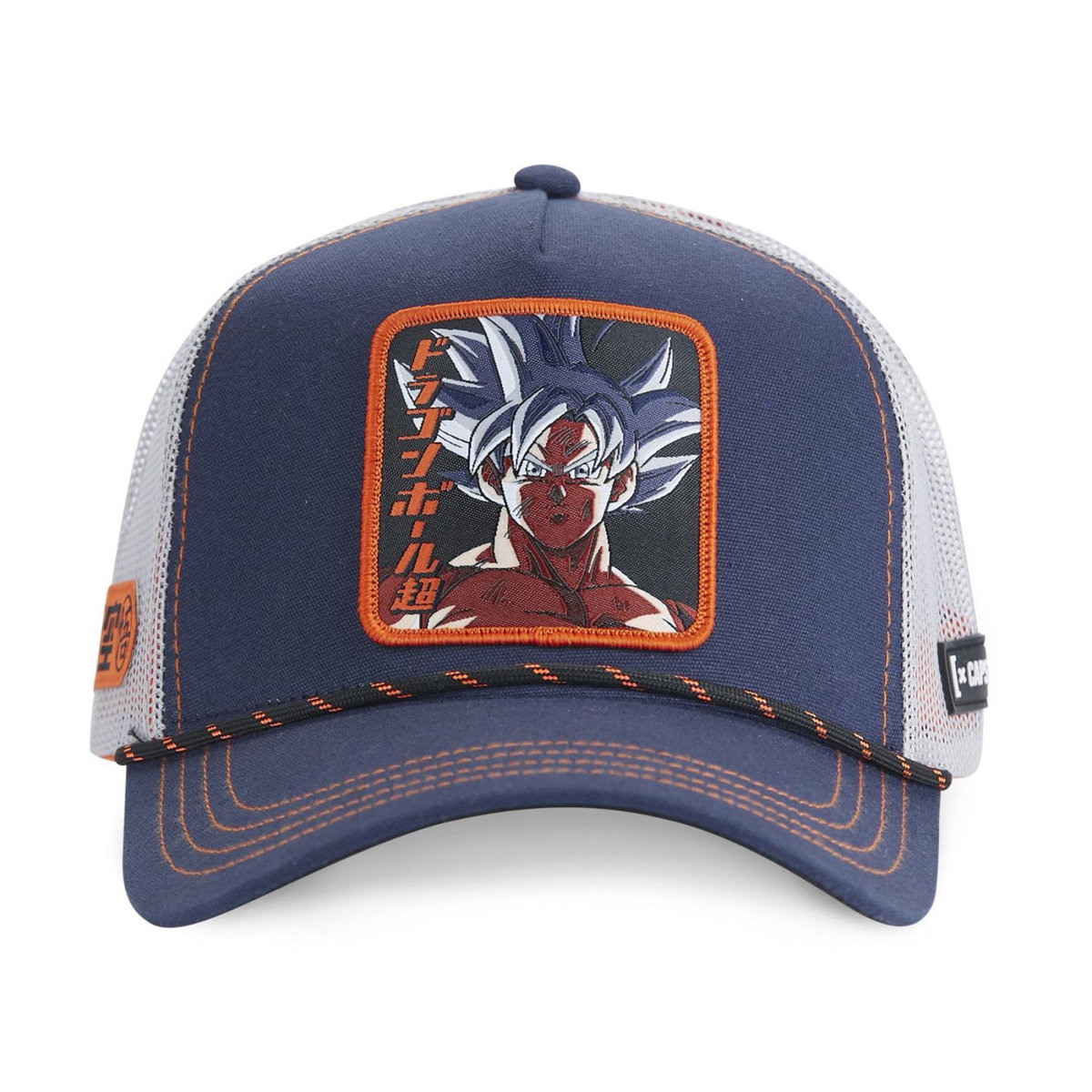 CAPSLAB Casquette homme trucker en canvas de coton Dragon Ball Super Ultra