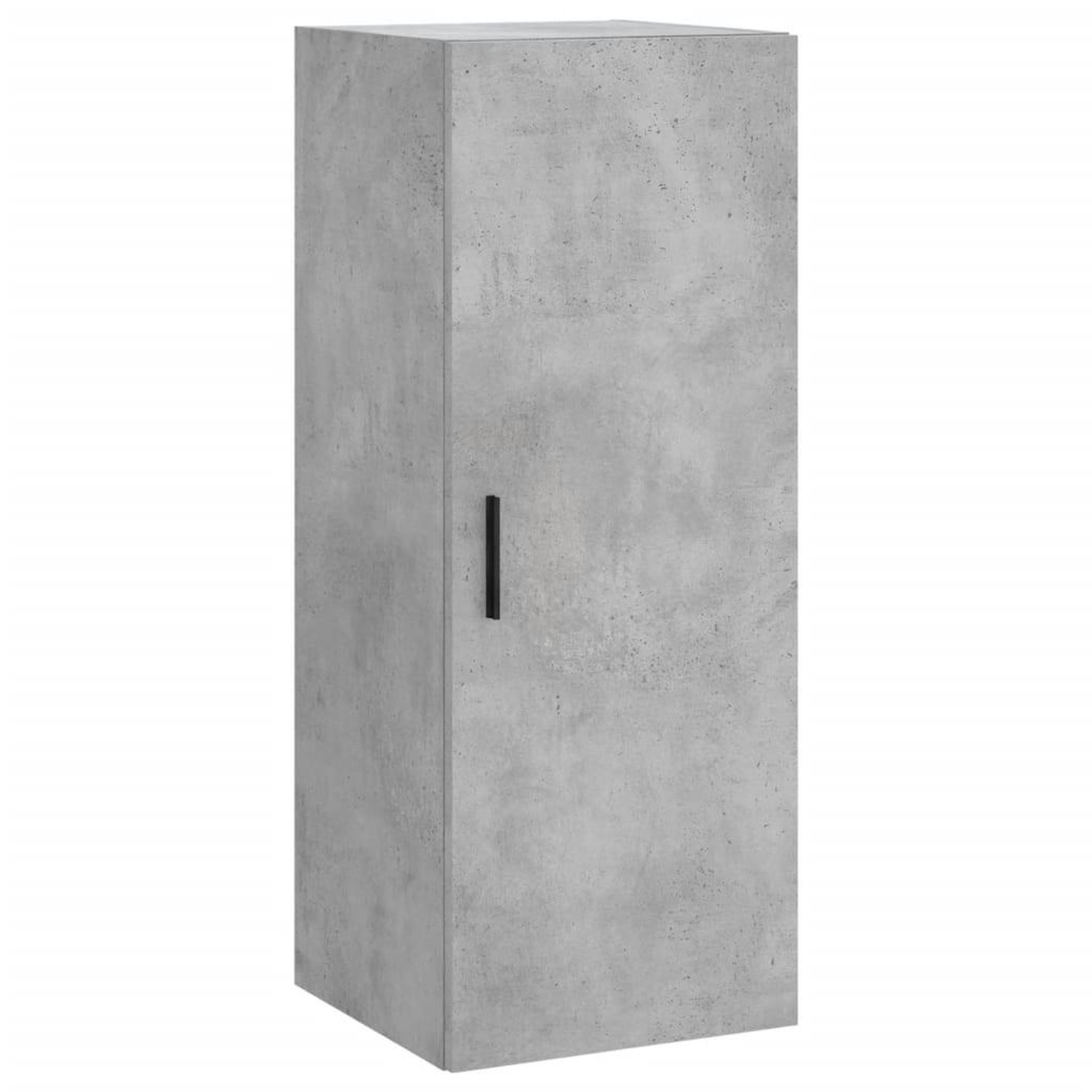 Voir la diapositive 5 : VIDAXL Buffet haut Gris beton 34,5x34x180 cm Bois d'ingenierie