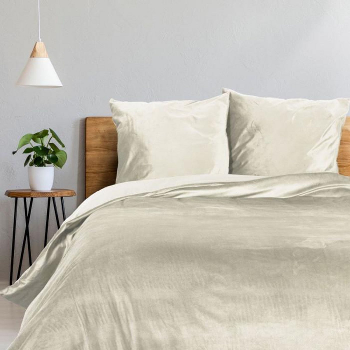 Paris Prix Parure de Lit 3 Pièces  Velina  240x220cm Ivoire