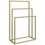 Voir la diapositive 2 : VIDAXL Porte-serviettes sur pied Dore 48x24x79 cm Fer