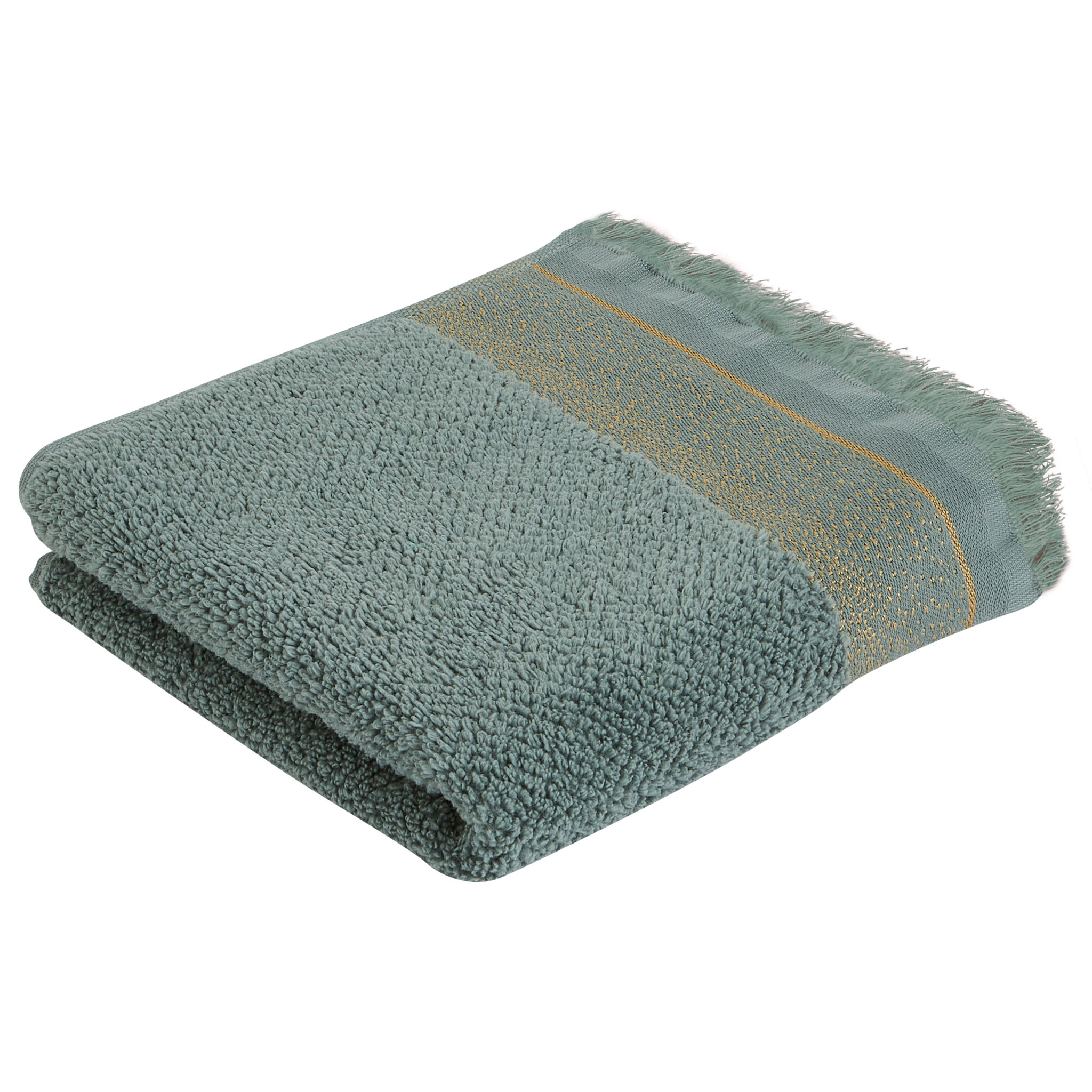 Voir la diapositive 1 : ACTUEL Serviette invité unie en coton qualité zéro twist 500 g/m²