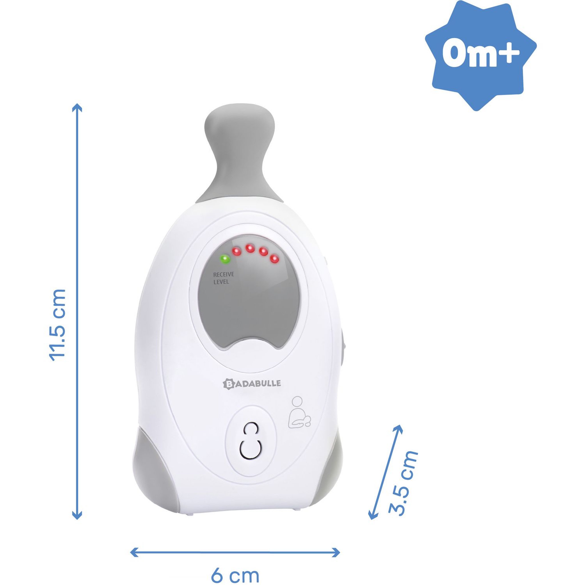 Voir la diapositive 4 : BADABULLE Babyphone Baby Online 300 m+