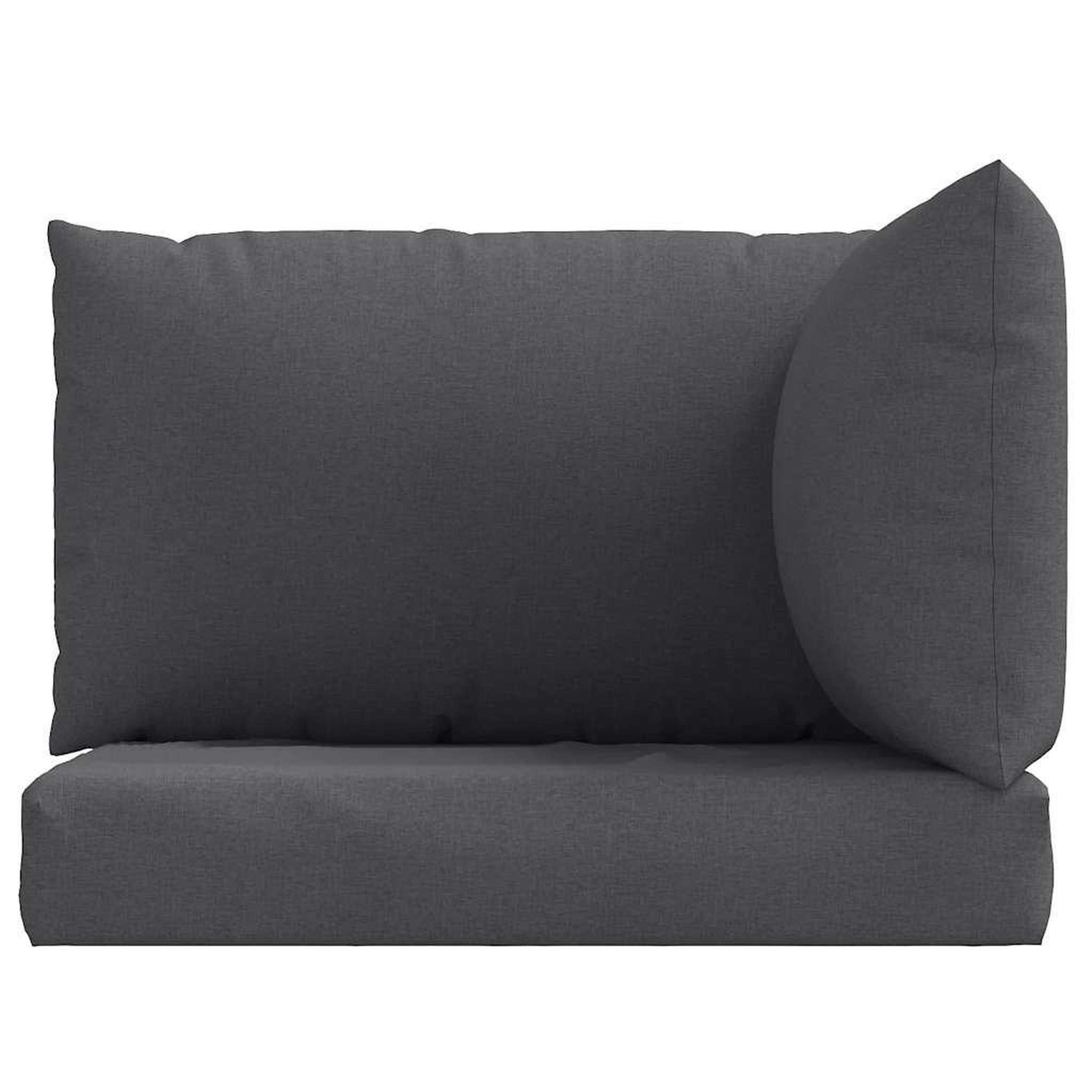 Voir la diapositive 4 : VIDAXL Coussins de palette lot de 3 anthracite melange tissu