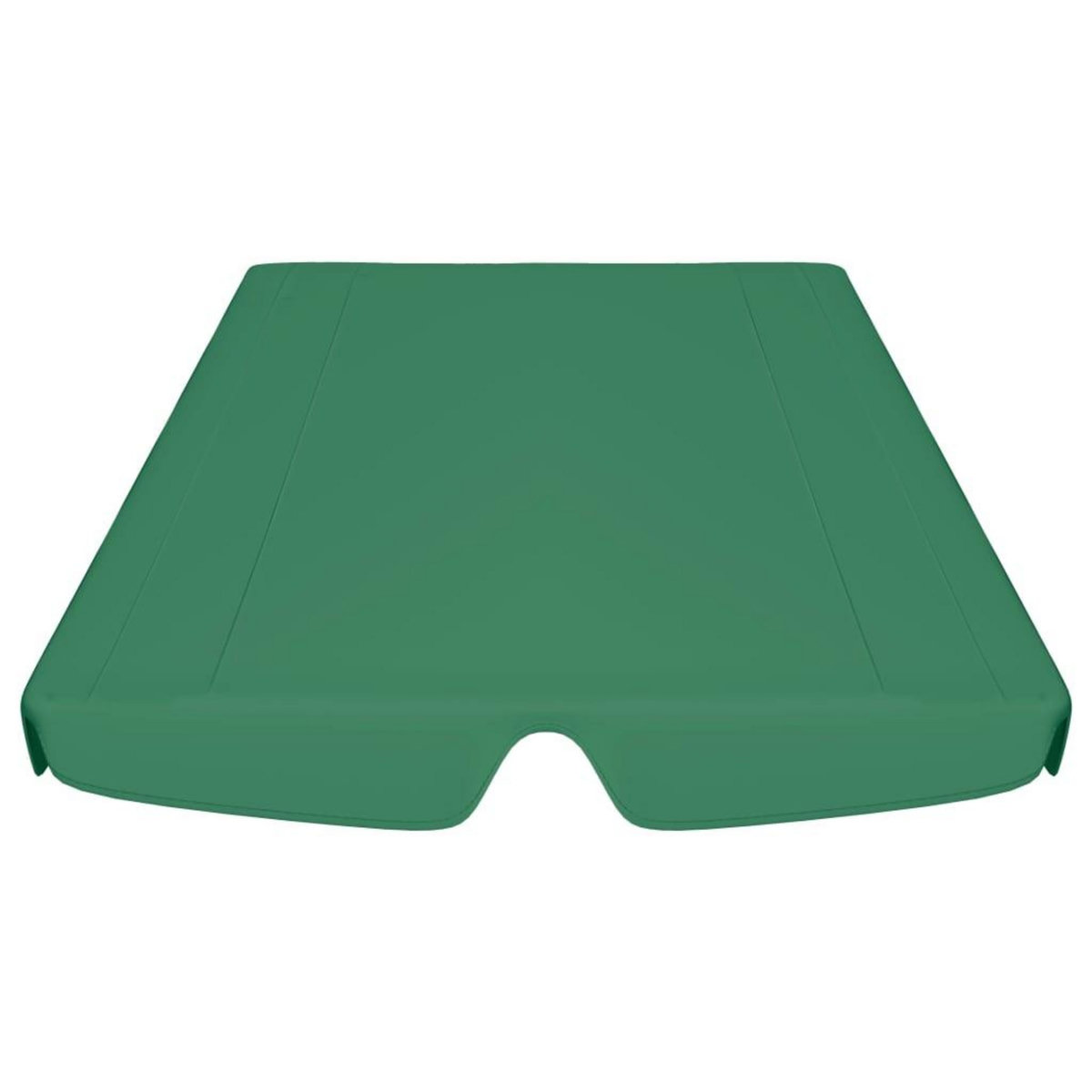 VIDAXL Toit de rechange de balançoire vert 188/168x145/110 cm