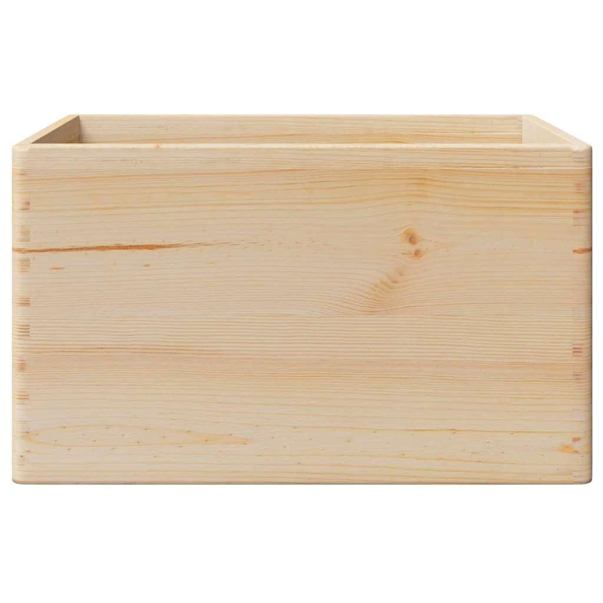 Voir la diapositive 4 : VIDAXL Boîte en bois avec poignees 40x30x23 cm bois de pin massif