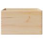 Voir la diapositive 4 : VIDAXL Boîte en bois avec poignees 40x30x23 cm bois de pin massif