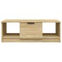 Voir la diapositive 3 : VIDAXL Table basse chene sonoma 102x50x36 cm bois d'ingenierie