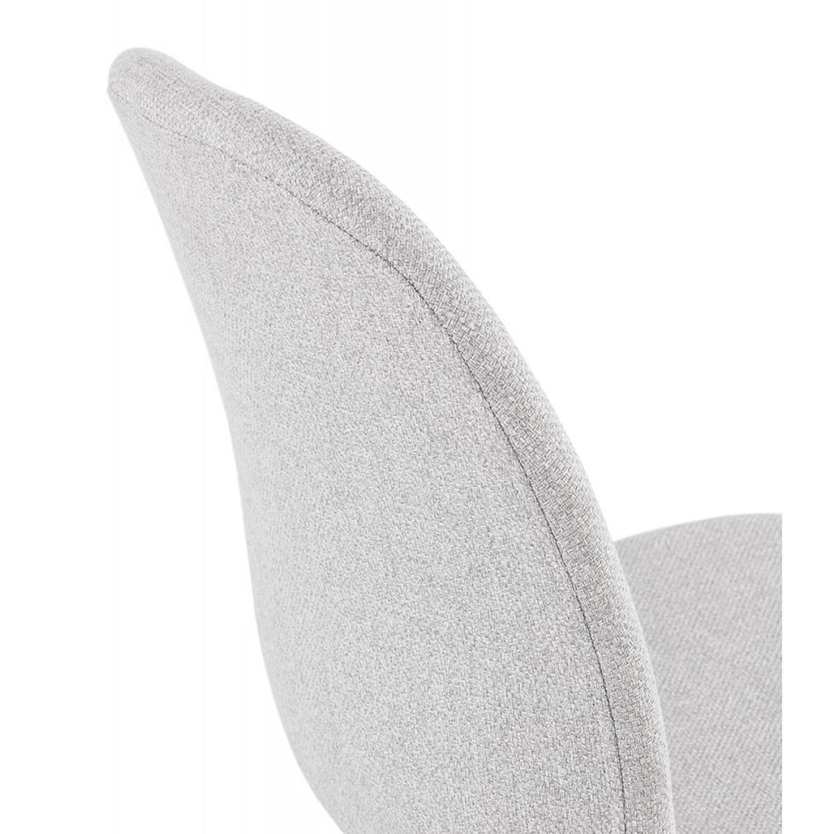 Paris Prix Chaise de Bureau à Roulettes  Tamia  86cm Gris Clair