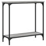 Voir la diapositive 2 : VIDAXL Table console sonoma gris 75x30,5x75 cm bois d'ingenierie