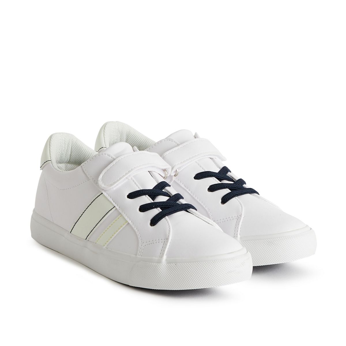 INEXTENSO Baskets blanches réactivent aux UV du soleil garçon