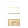 Voir la diapositive 2 : VIDAXL Bibliotheque a 4 niveaux 80x30x180 cm Bois de manguier massif